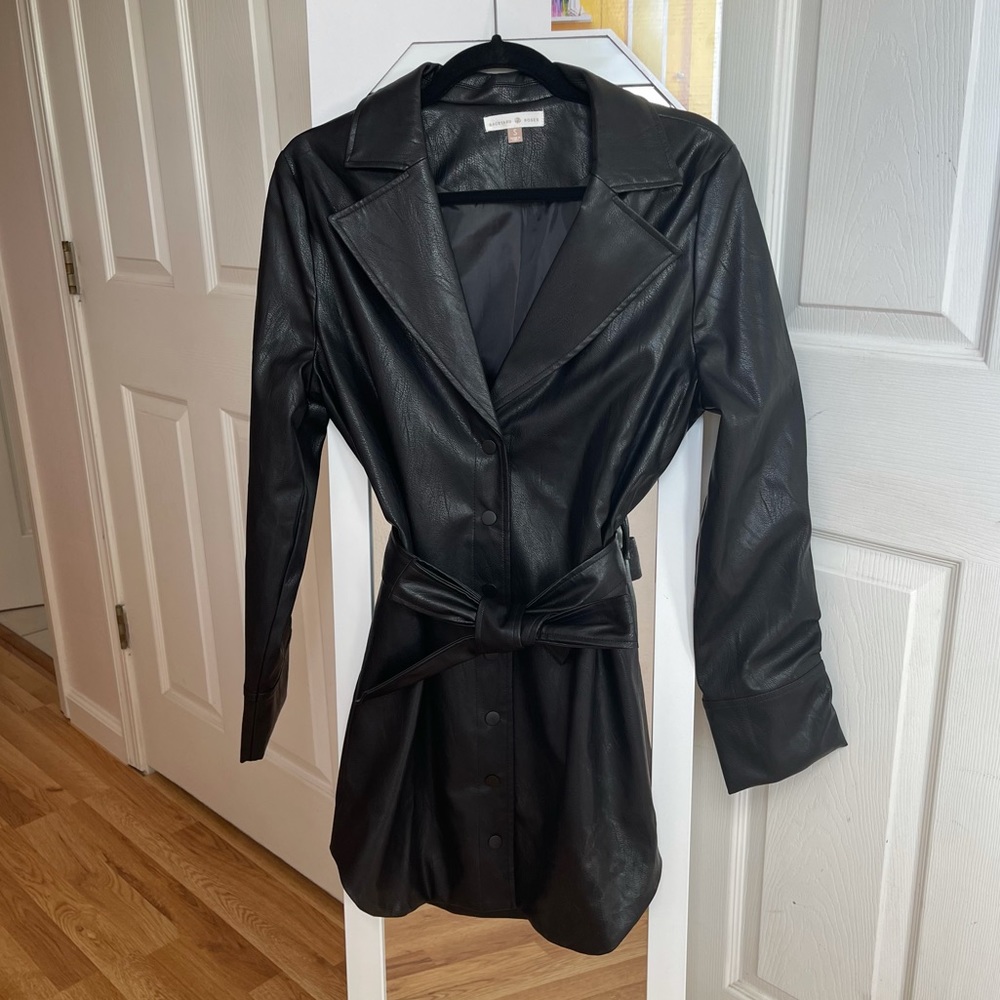 Leather coat/dress
